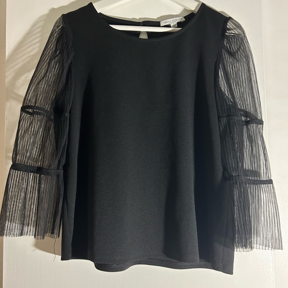 Lovely Black blouse perfect condition size M